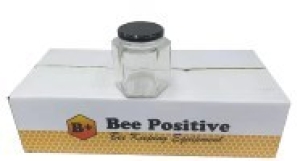 Hexagonal Glass Jars 1KG