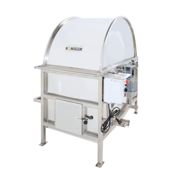 HOR-100-F 100 frames, frame height: 14-18 cm, horizontal honey extractor with frame holder
